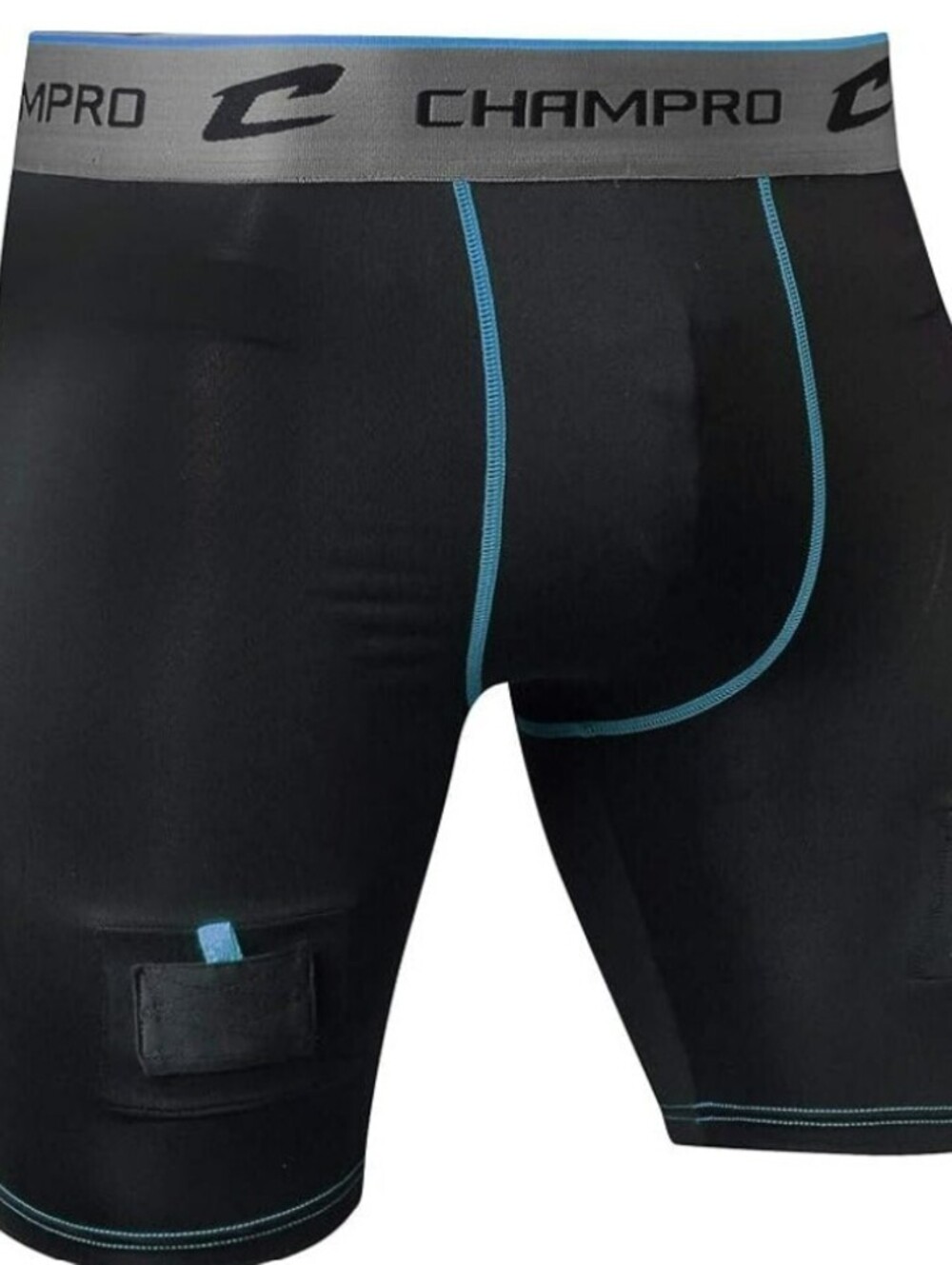 Champro Boys' Crease Hockey Compression Jock Shorts